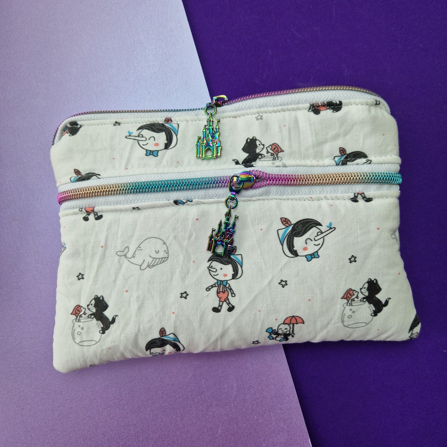 Real Boy double zipper pouch