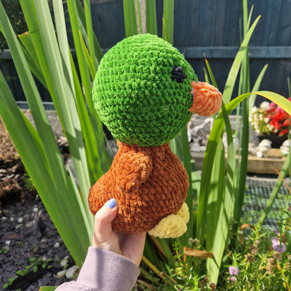 Crochet super soft mallard duck