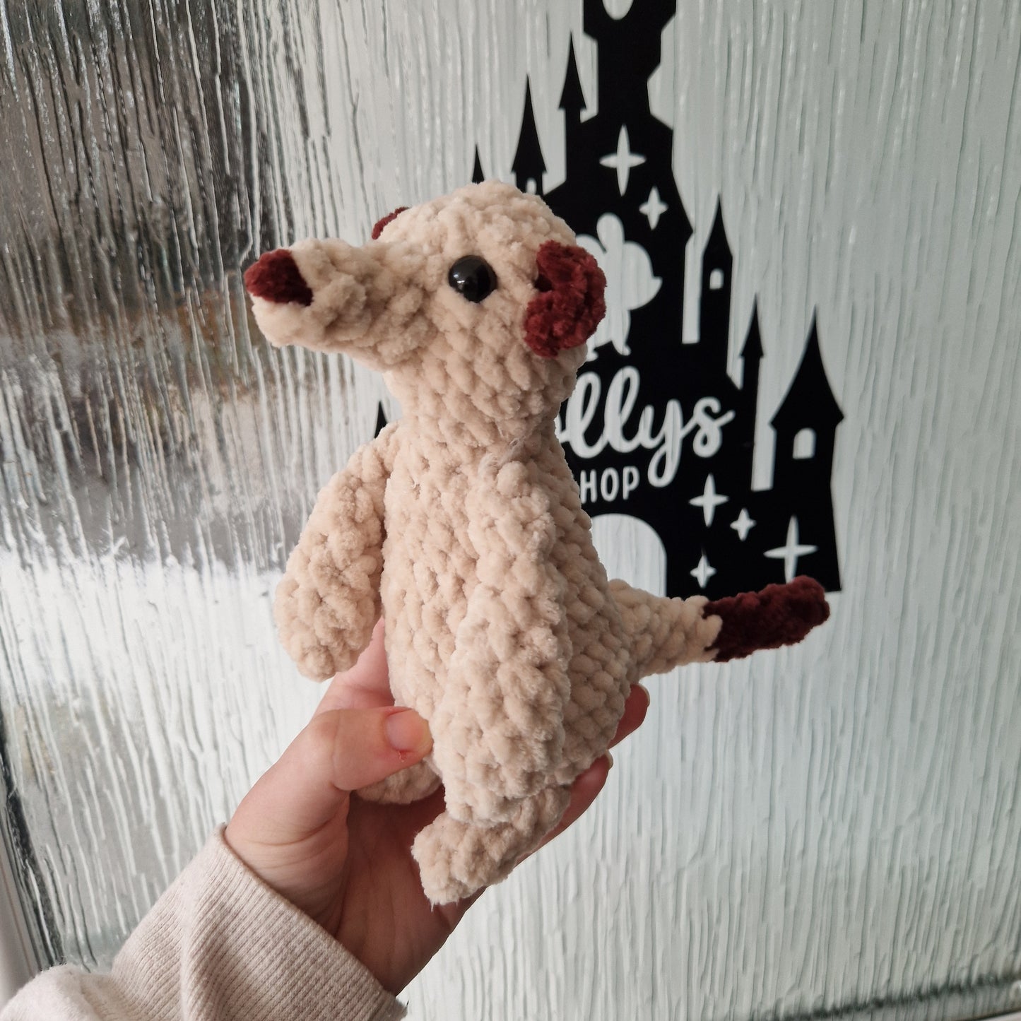 Chunky, super soft crochet meerkat