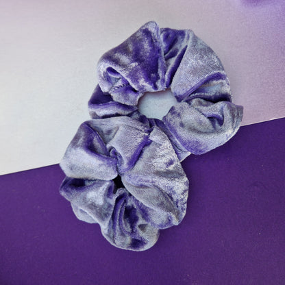 Light Purple velvet hair scrunchie