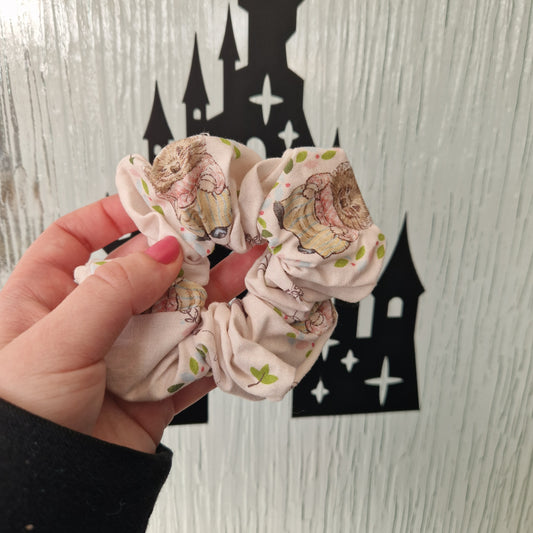 Hedgehog cotton hair scrunchie