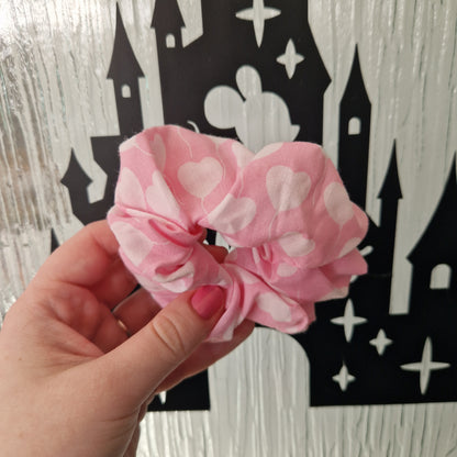 Balloon heart cotton hair scrunchie