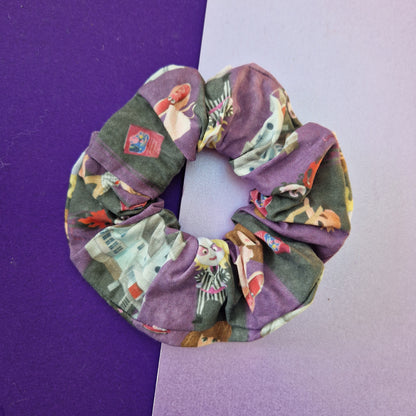 Beetle cotton hair scrunchie