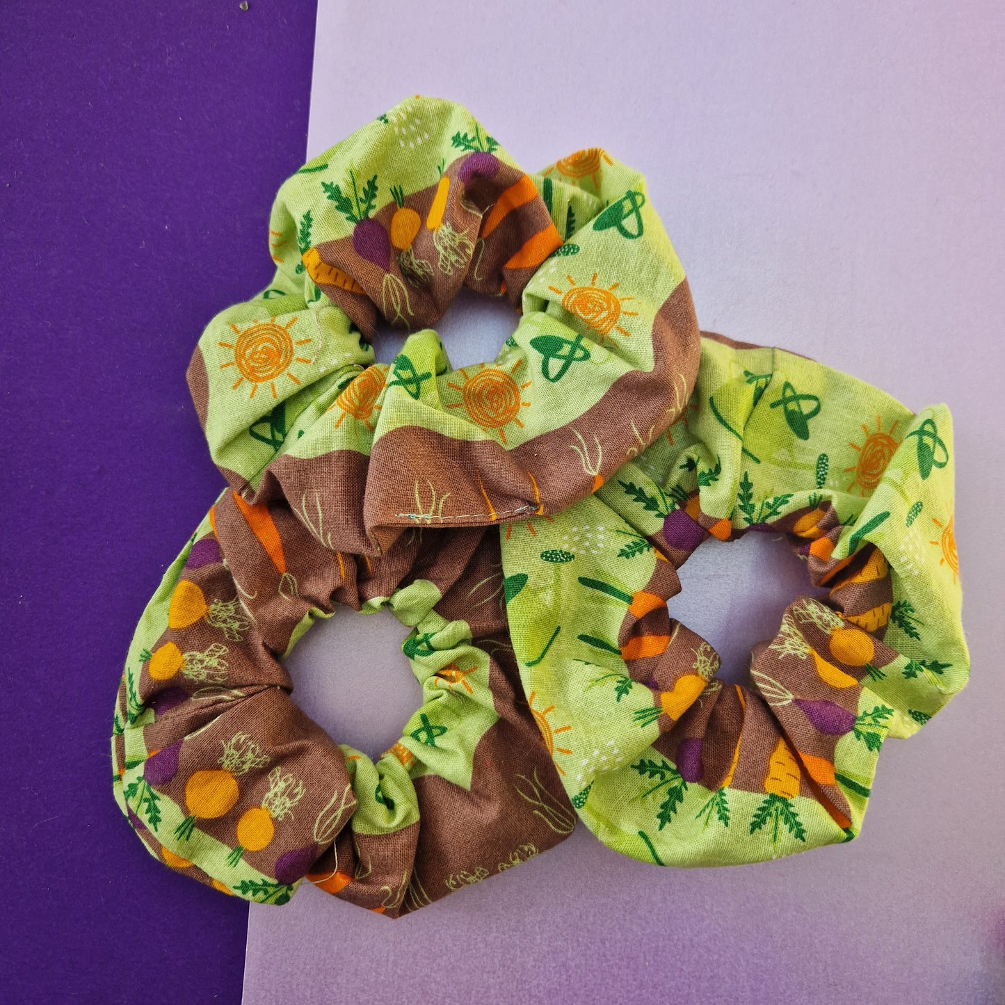 Gardener cotton hair scrunchie