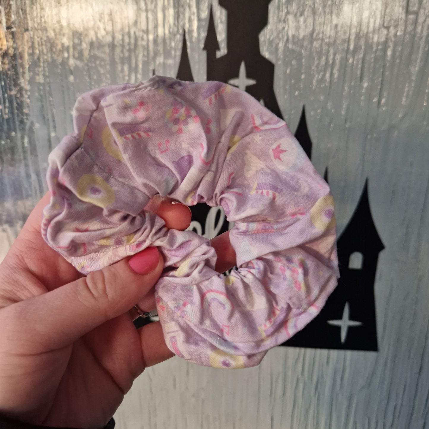 Lilac Studios cotton hair scrunchie