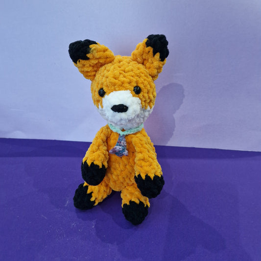 Chunky, super soft crochet fox