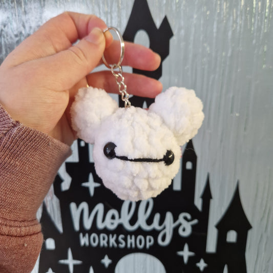 Healthcare Companion chunky crochet mouse keyring