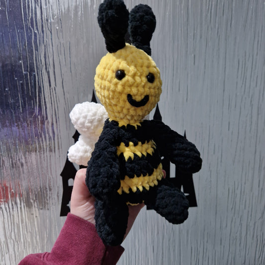 Chunky, super soft crochet bumble bee