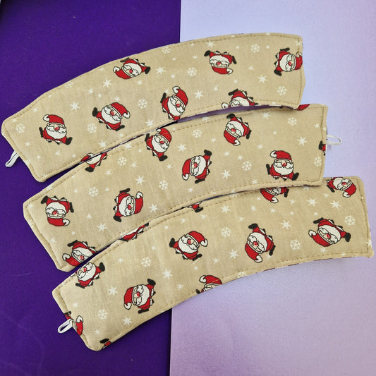 Santa cup blanket for hot or cold drinks