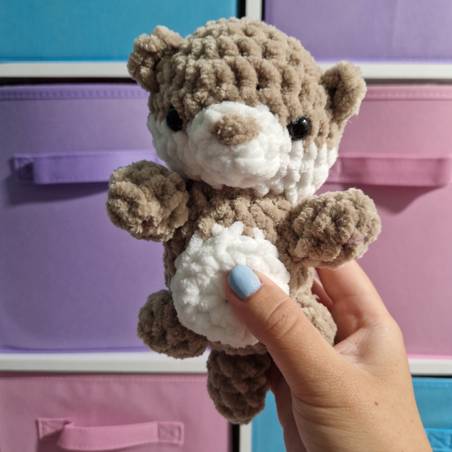 Otter crochet plushie