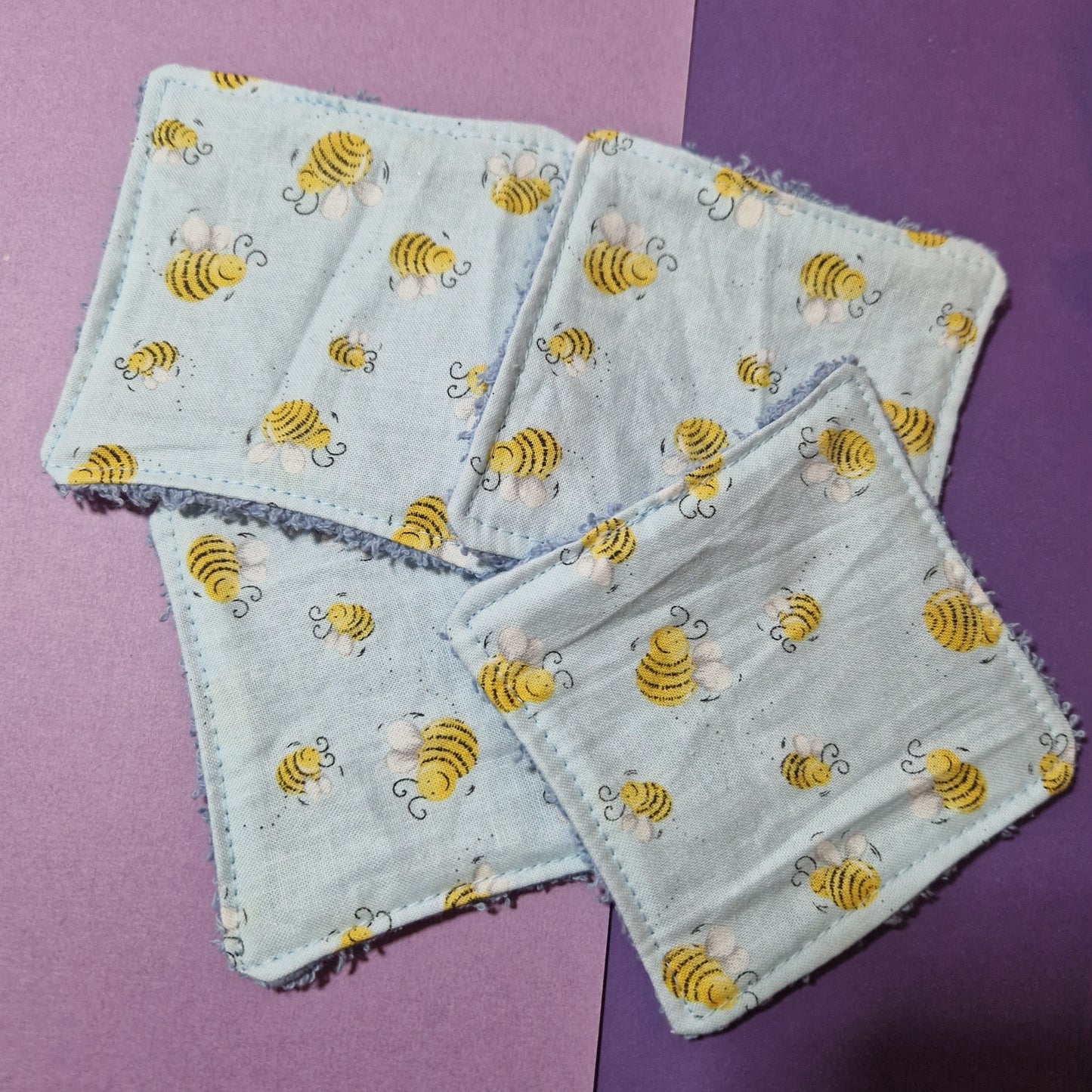 Bumble Bee reusable Terry towelling wipe