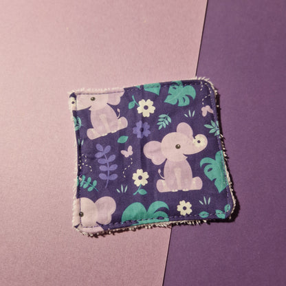 Elephant reusable Terry towelling wipe