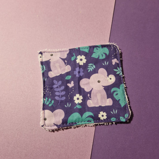 Elephant reusable Terry towelling wipe