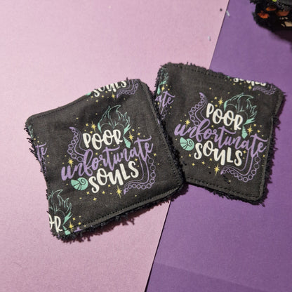 Unfortunate souls reusable Terry towelling wipe