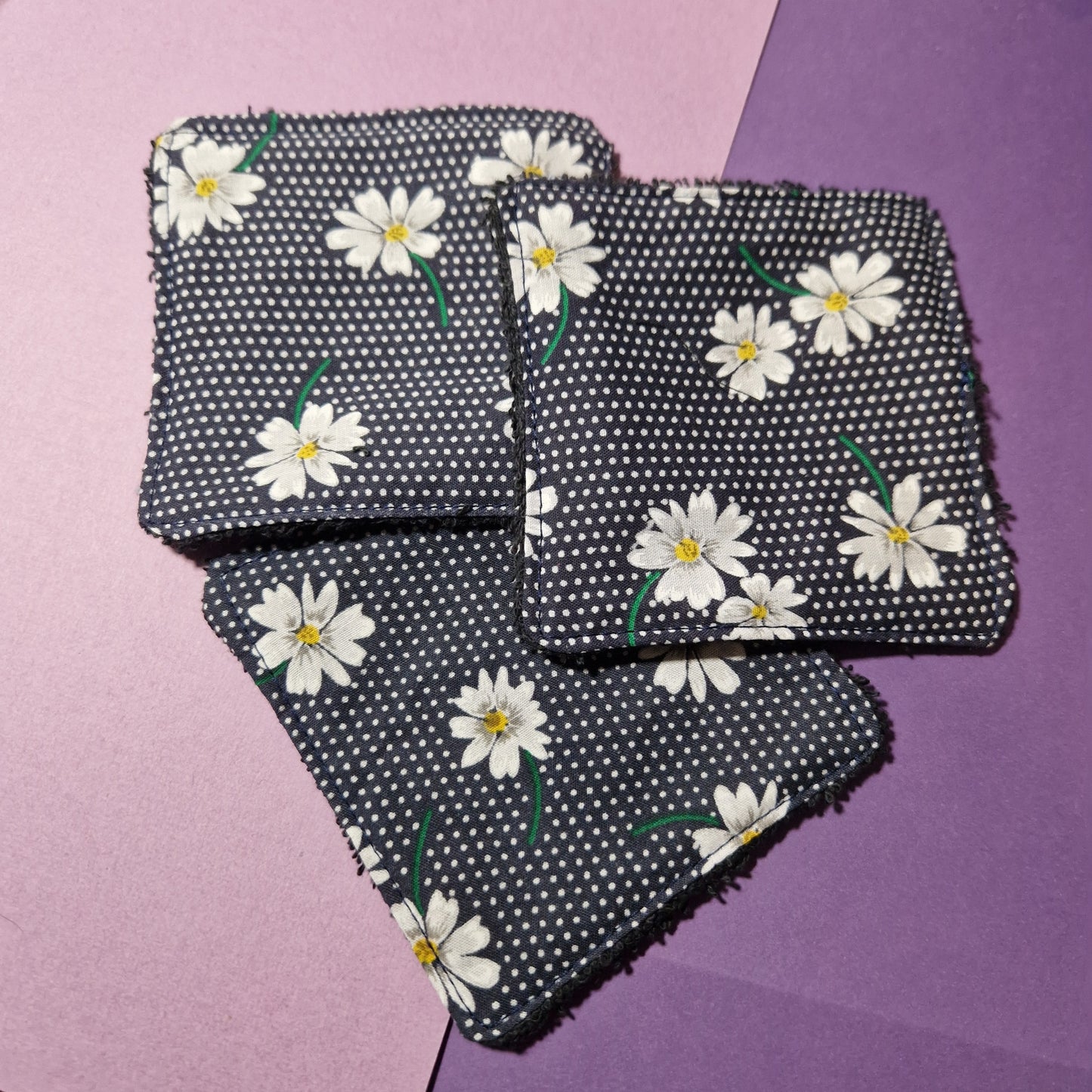 Daisy reusable Terry towelling wipe