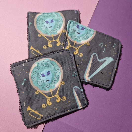 Haunted mansion reusable Terry towelling wipe