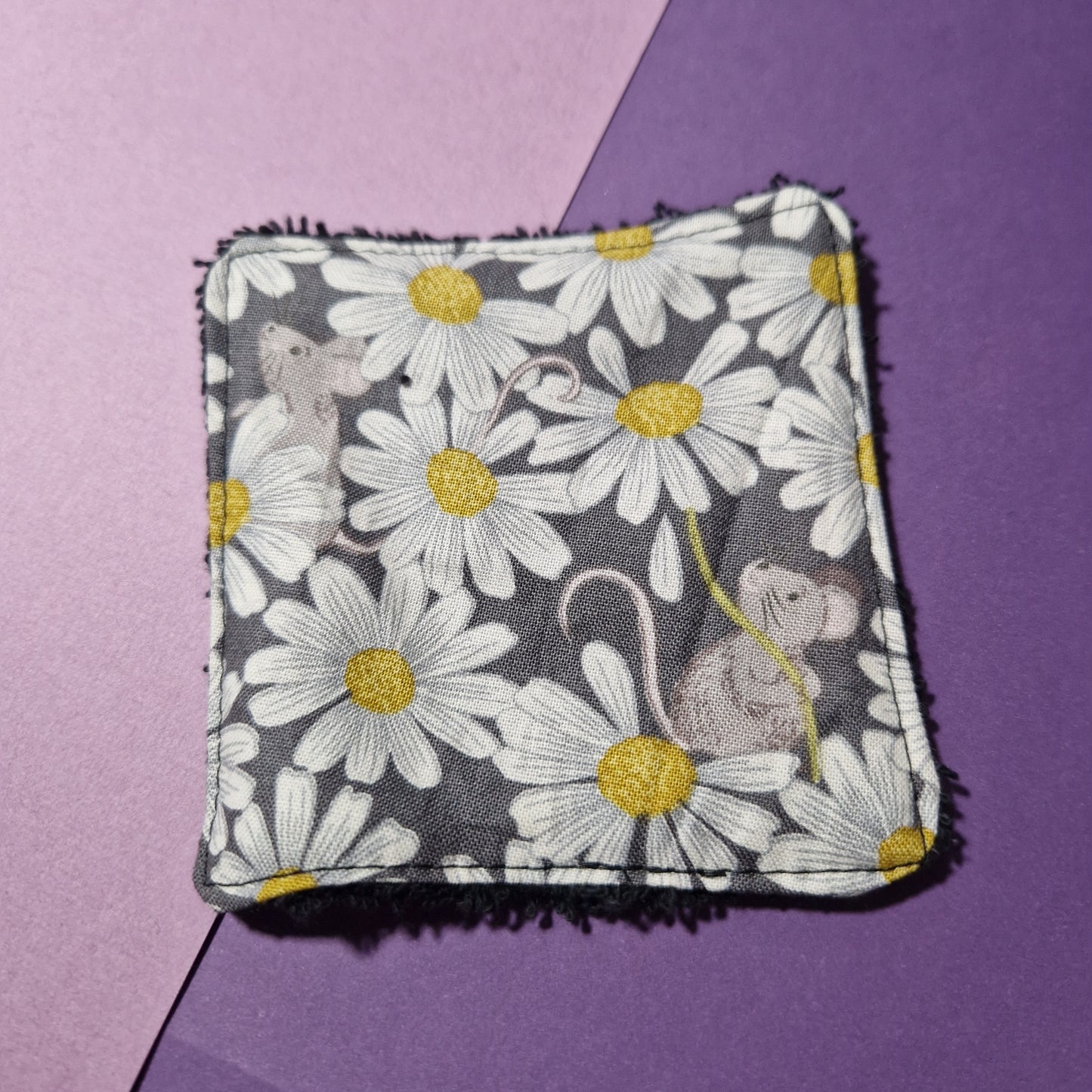 Daisy mouse reusable Terry towelling wipe