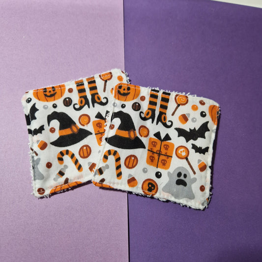 Spooky reusable Terry towelling wipe