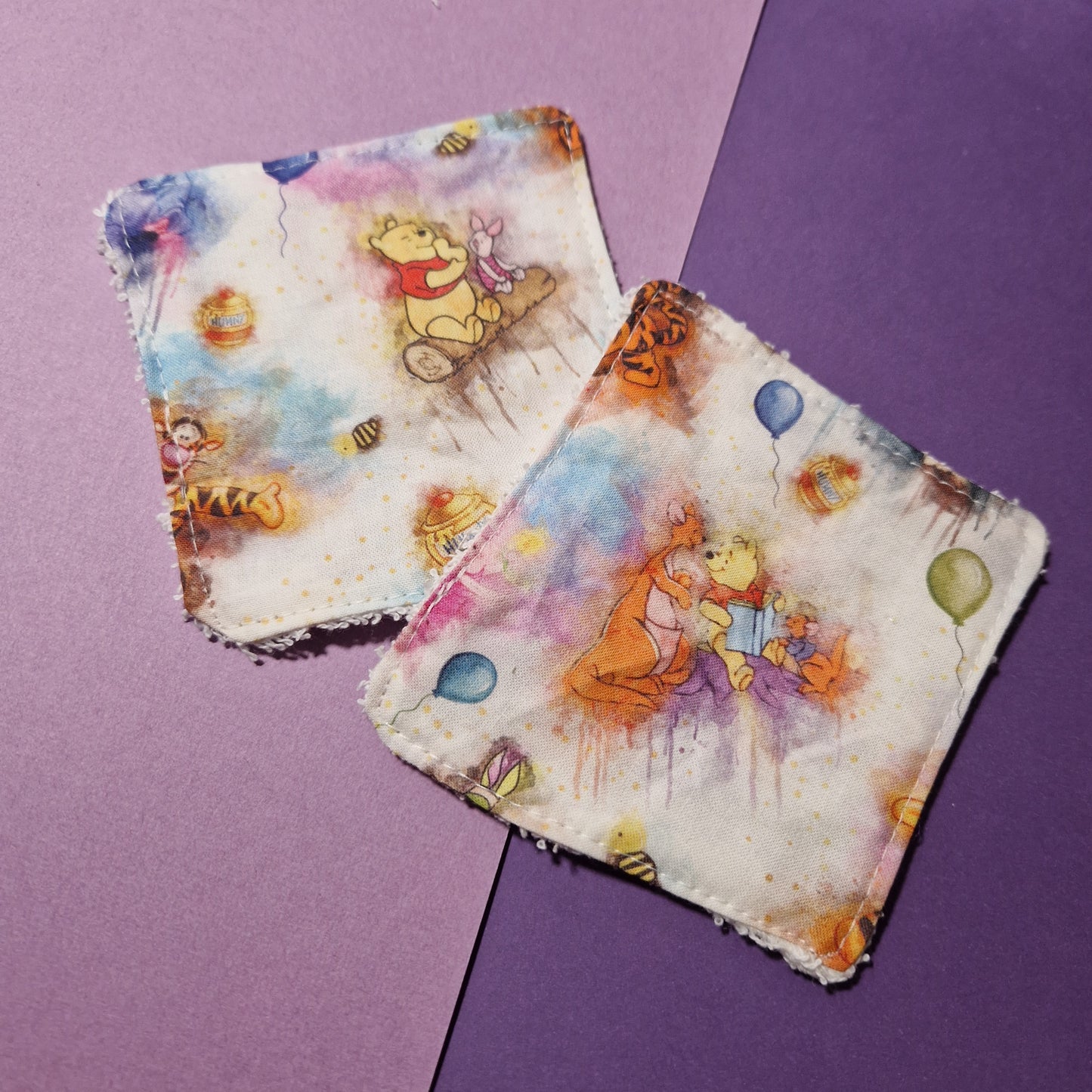 Bear reusable Terry towelling wipe