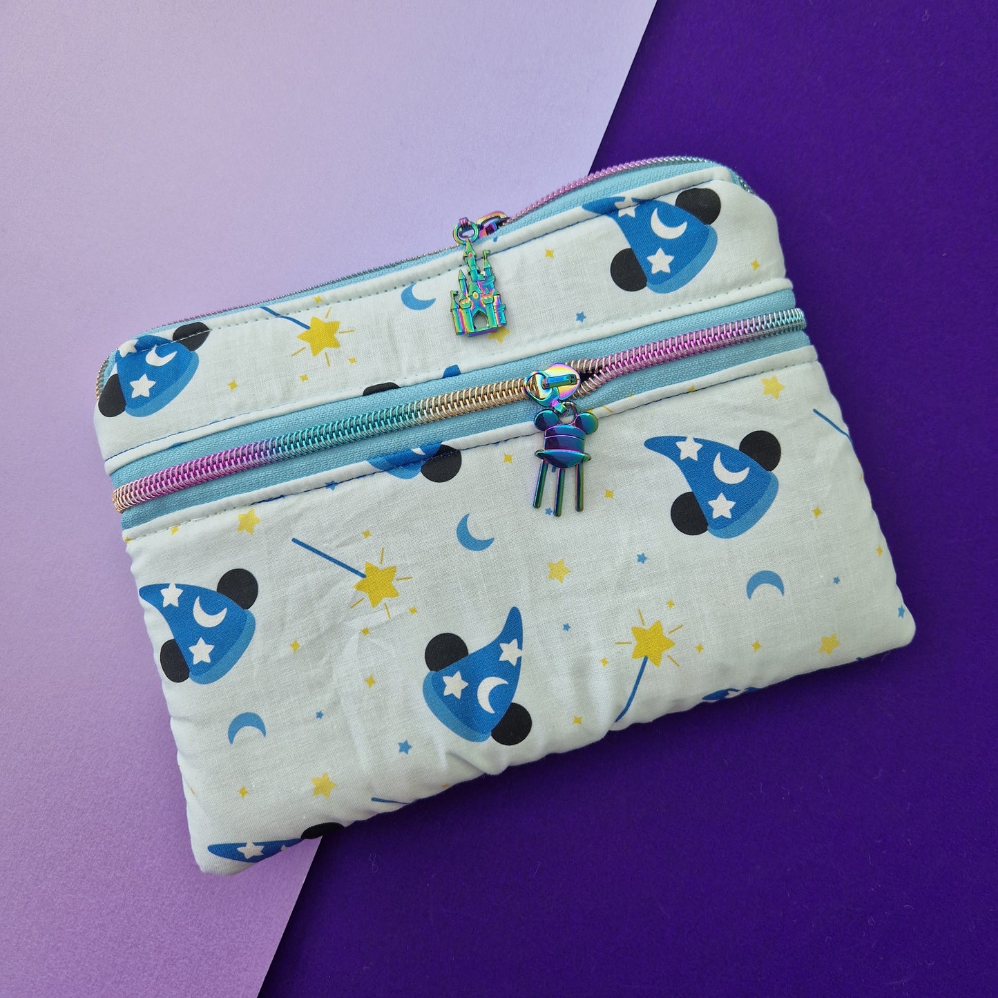 Oh Sorcerer Mouse double zipper pouch