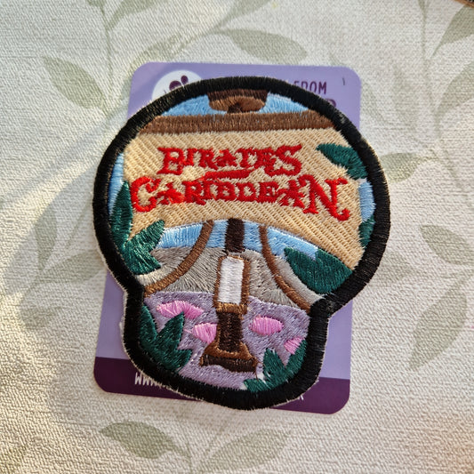 Practically perfect Pirates iron-on embroidered patch 1