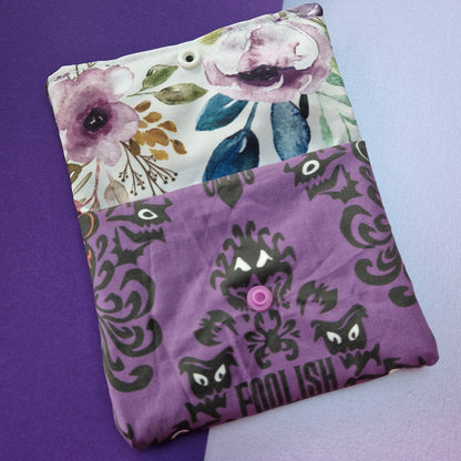 Foolish Mortals double pocket Face Wipe Snap Pouch