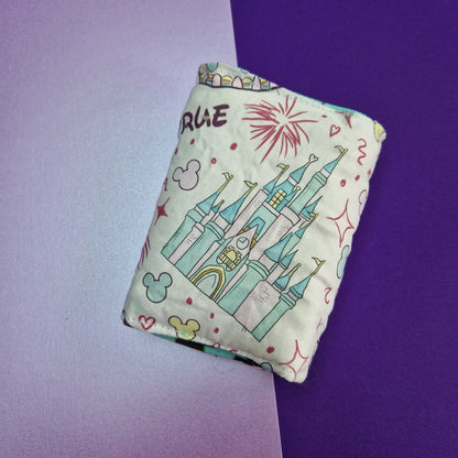 Dreams Come True Castle Sewn Purse/Wallet with snap poppers